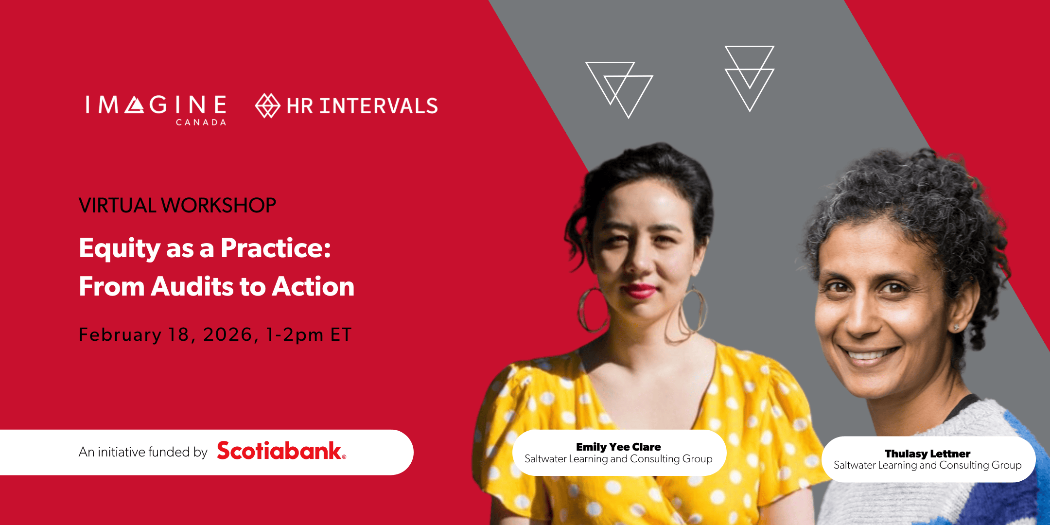 La pratique de l’équité : des outils pour renforcer l’équité, la diversité et l’inclusion dans les OBNL 5 Equity as a Practice - Virtual Workshop Promo Image